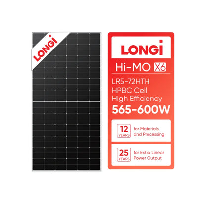 Longi solar panel 560W 580W 585W 590W 600W
