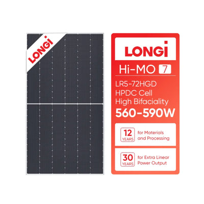 Longi 435W 440W 450W Bifacial Solar Panel