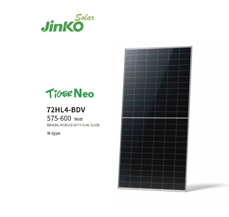 Jinko Tiger Neo N-type 575W 580W 585W 590W 595W 600W