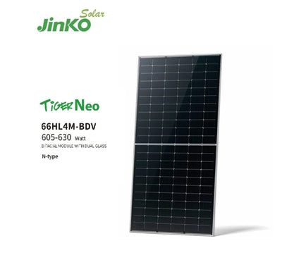 Jinko Tiger NEO N-type Solar Panel TOPCON 600W 605W 610W 615W 620W 625W 630W