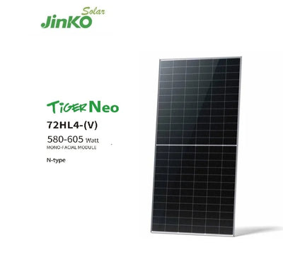 Jinko Solar 72HL4-(V) 580W 585W 590W 595W 600W 605W